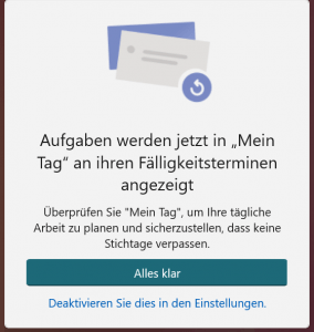 Screenshot To Do - "Mein Tag"