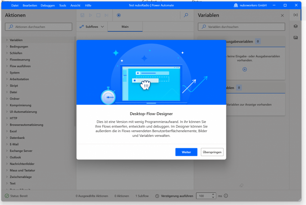 PowerAutomate DesktopFlow