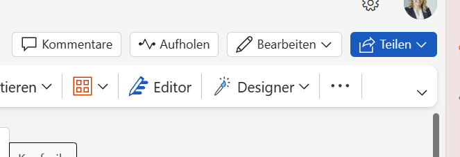 Screenshot Office Apps - Aufholen
