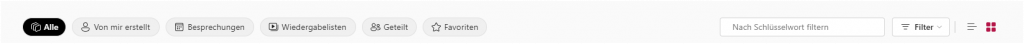 Screenshot Streamleiste