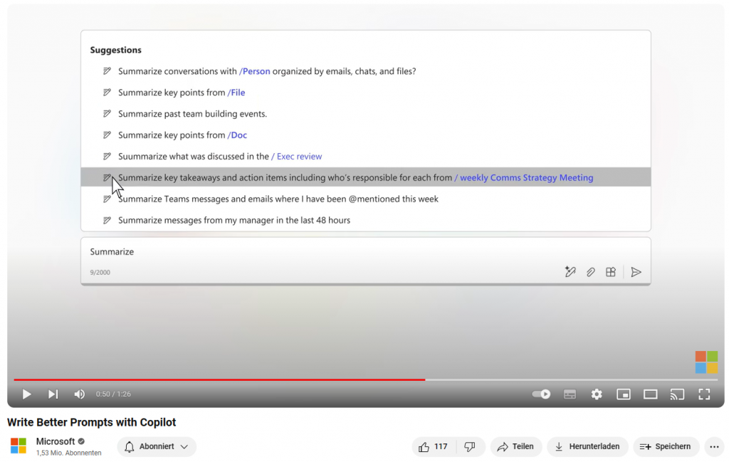 Screenshot Copilot Prompts