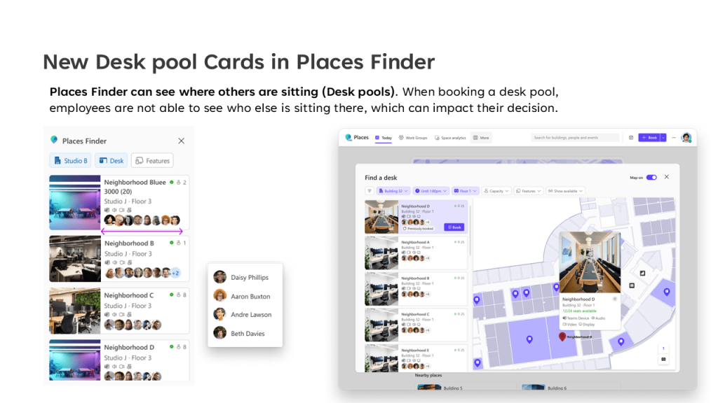 Places Finder - neue Kartenansicht