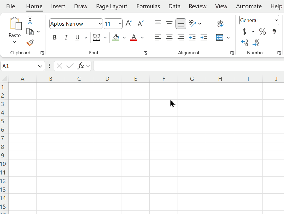 Excel Farbauswähler