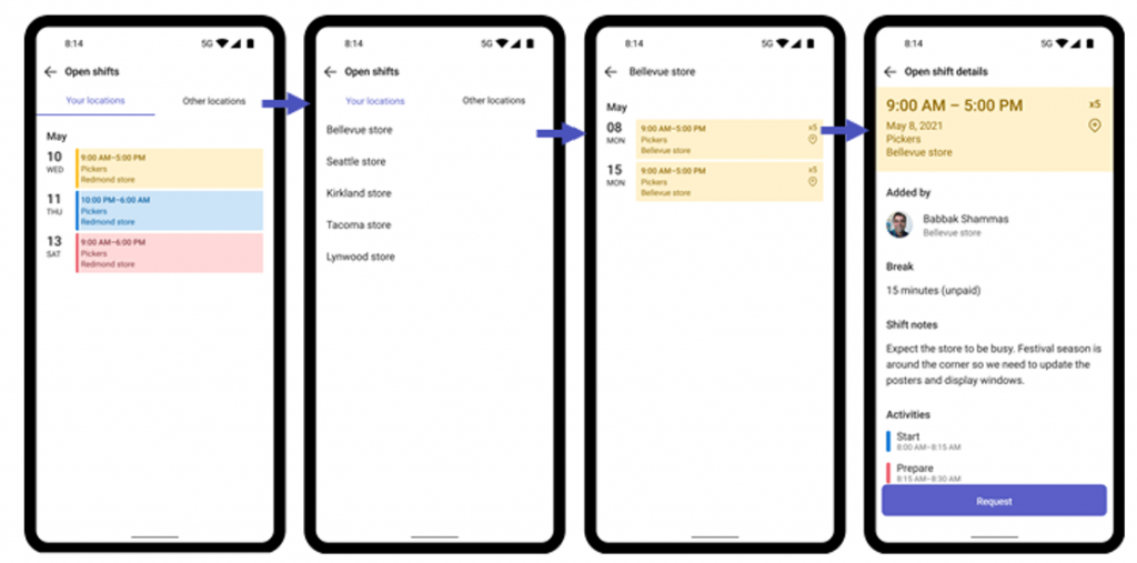 Schichten App in Teams neue Funktion