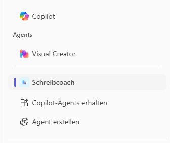 Screenshot Copilot App in Teams