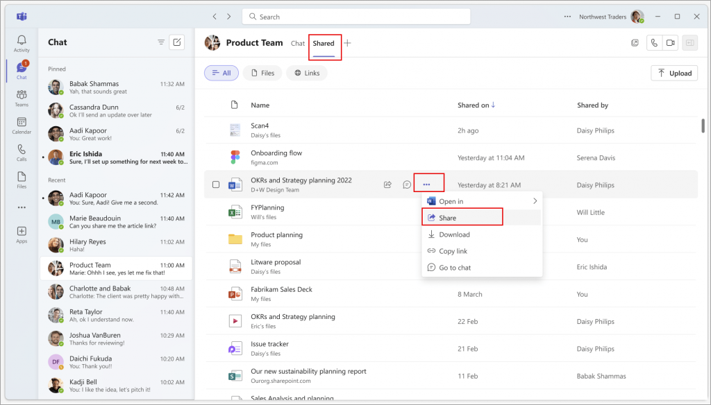 Microsoft Teams Nachrichten schneller teilen Teil 1