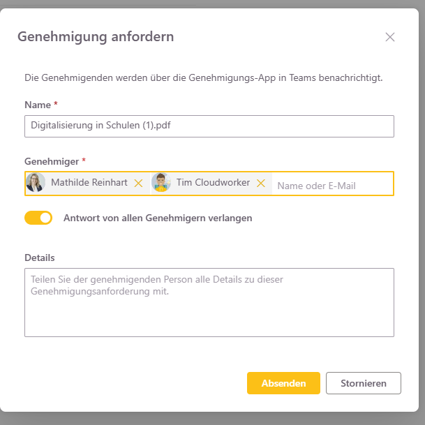Genehmigungsprozess SharePoint Teil 12