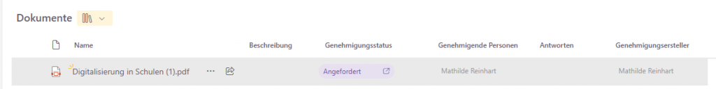 Genehmigungsprozess SharePoint Teil 13