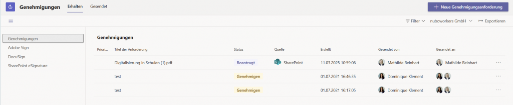 Genehmigungsprozess SharePoint Teil 19