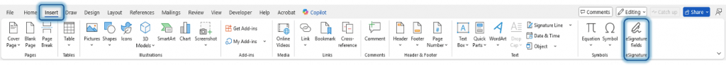 eSignature in Word