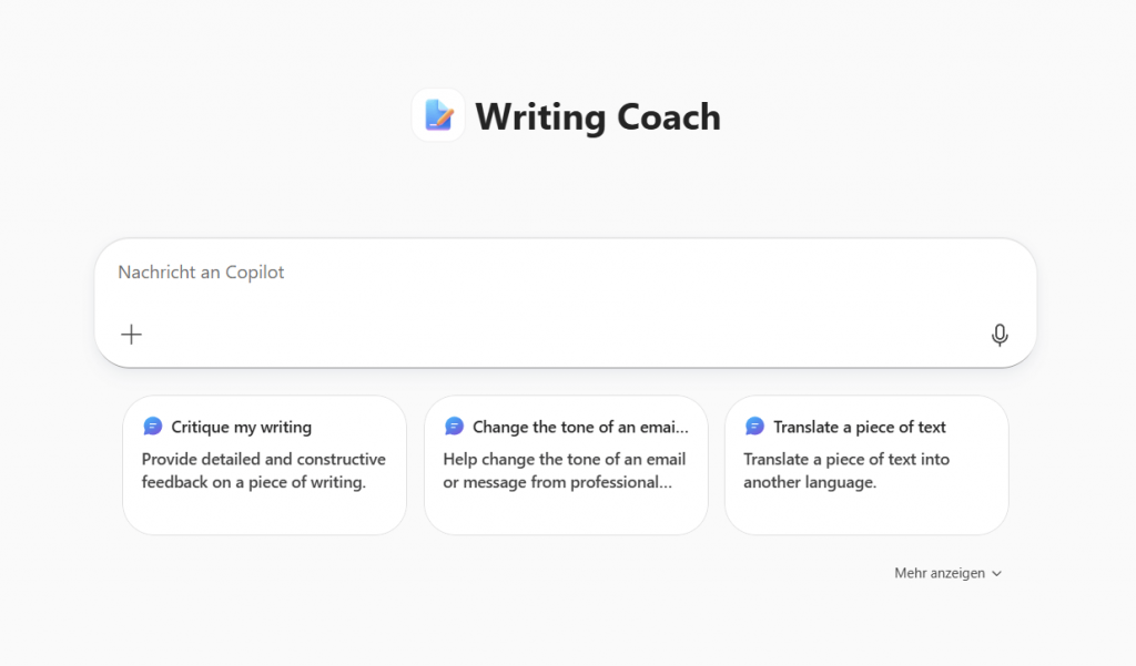 Screenshot Writing Coach