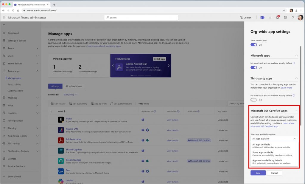 Microsoft Teams - Aktivierung Drittanbieter Apps Teil 2