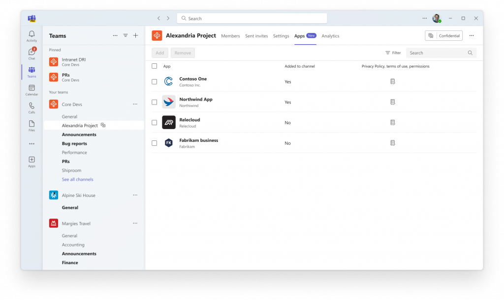 Microsoft Teams - Apps privater Kanal Teil 2