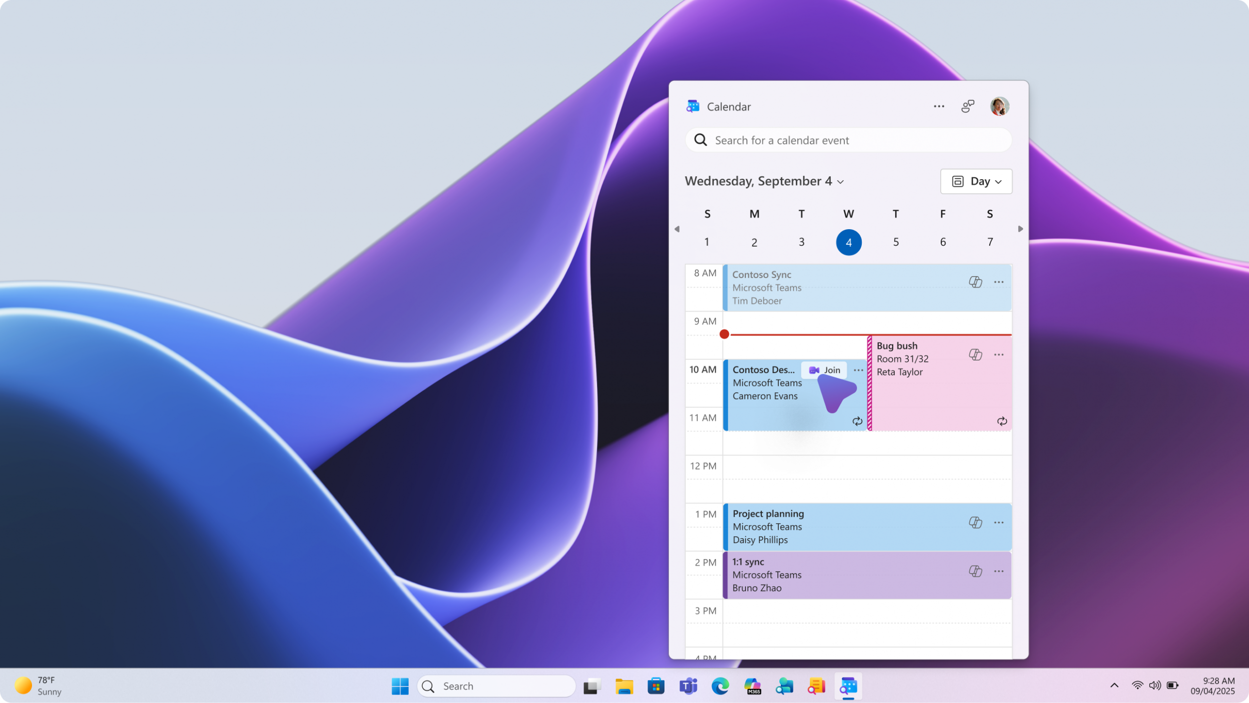 Calendar App Windows