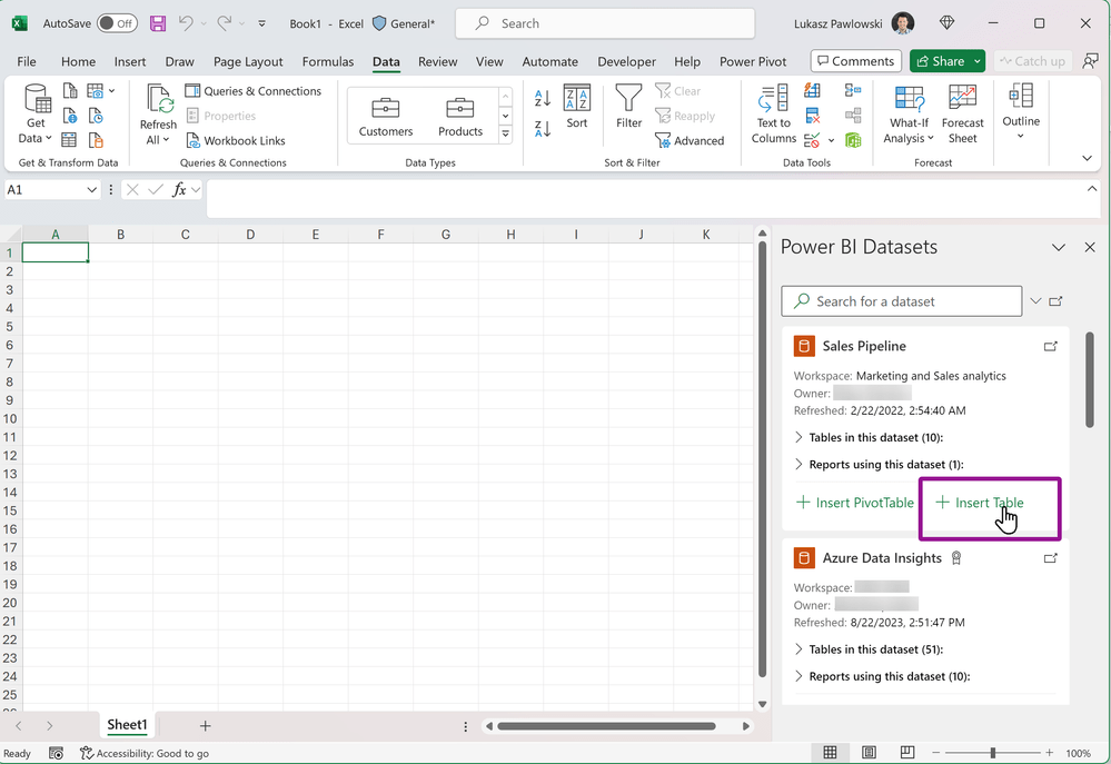 Excel Pivot Tabelle einfügen