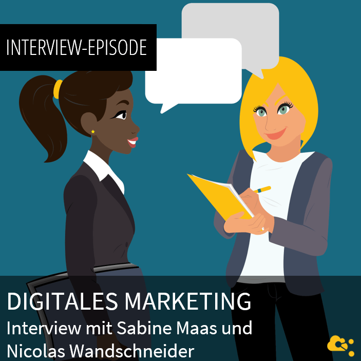 Digitales Marketing - Interview Episode nuboRadio mit Sabine Maas und Nikolas Wandschneider