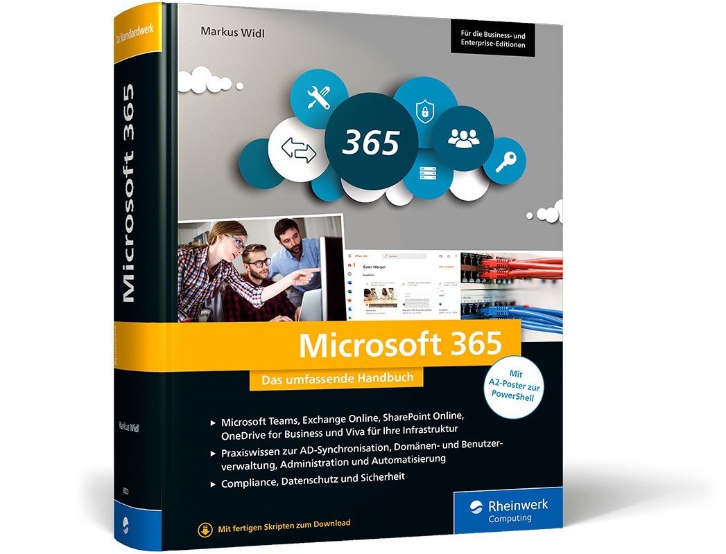 Buchcover von Microsoft 365 von Markus Widl