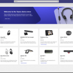 Screenshot vom Teams Admin Center Device Store