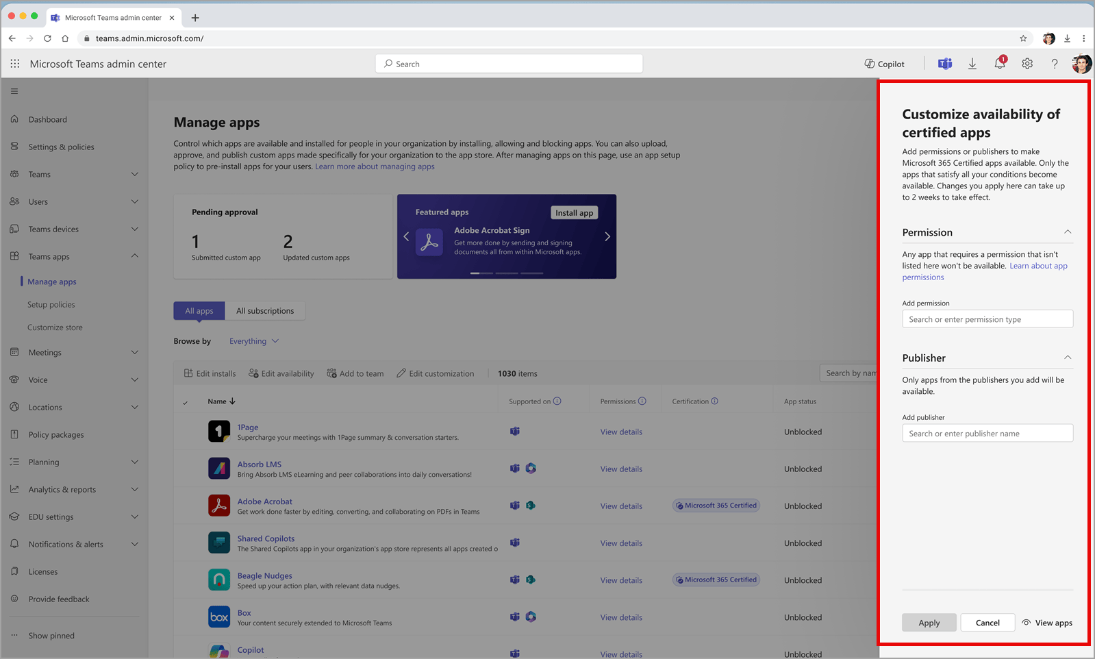 Microsoft Teams - Aktivierung Drittanbieter Apps Teil 1