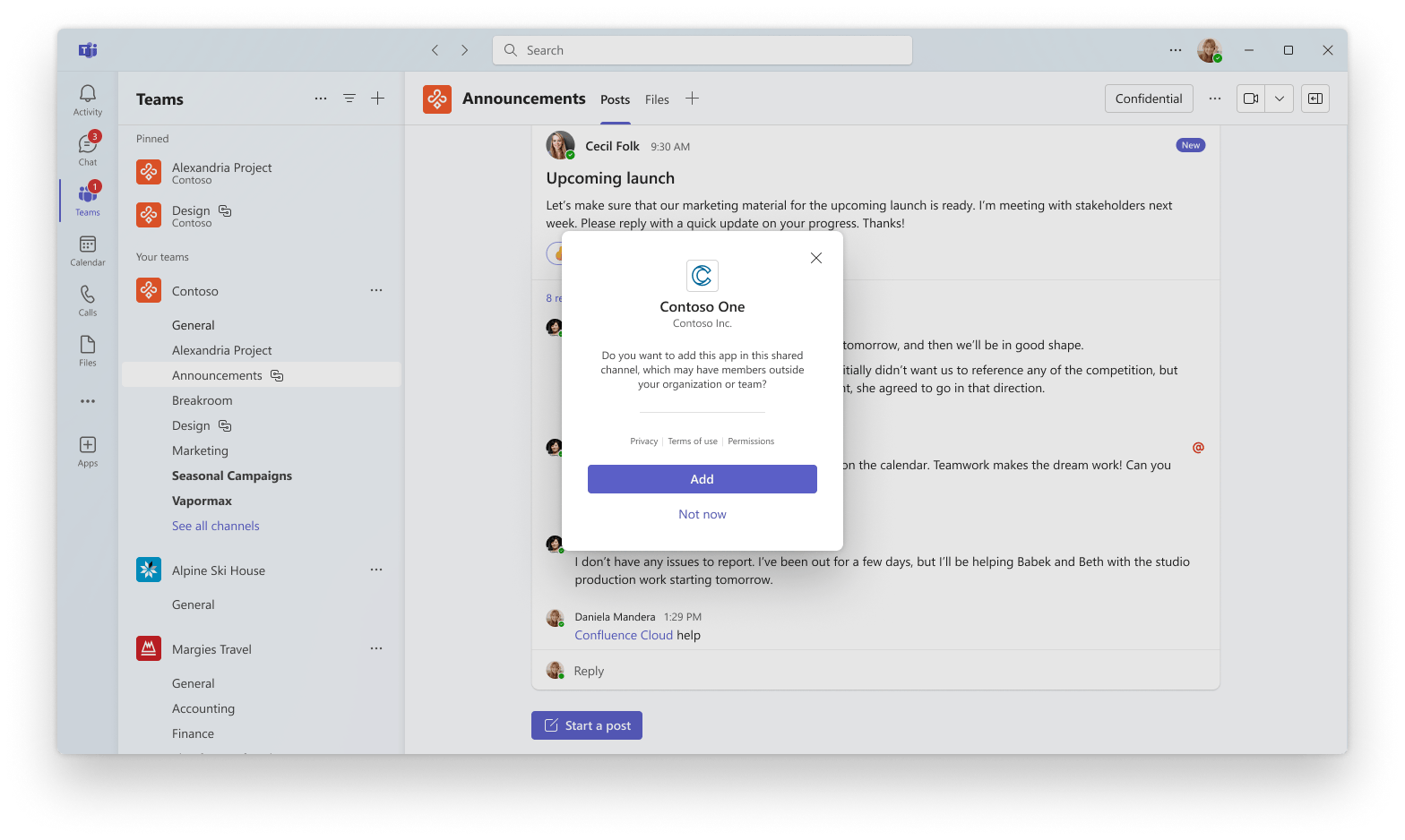 Microsoft Teams - Apps privater Kanal Teil 1
