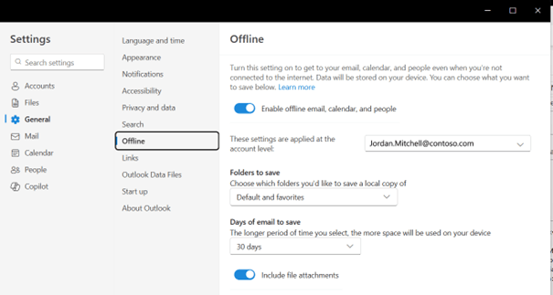Outlook offline Anhänge hinzufügen