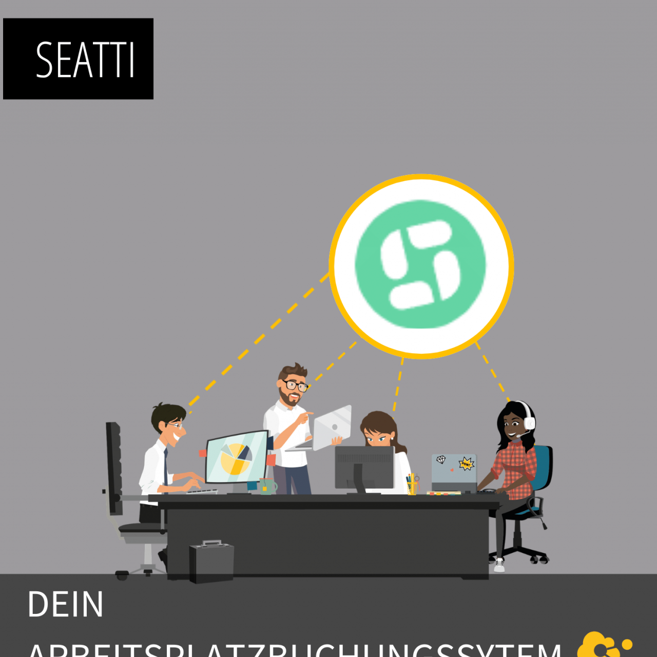 Seatti Arbeitsplatzbuchungssystem