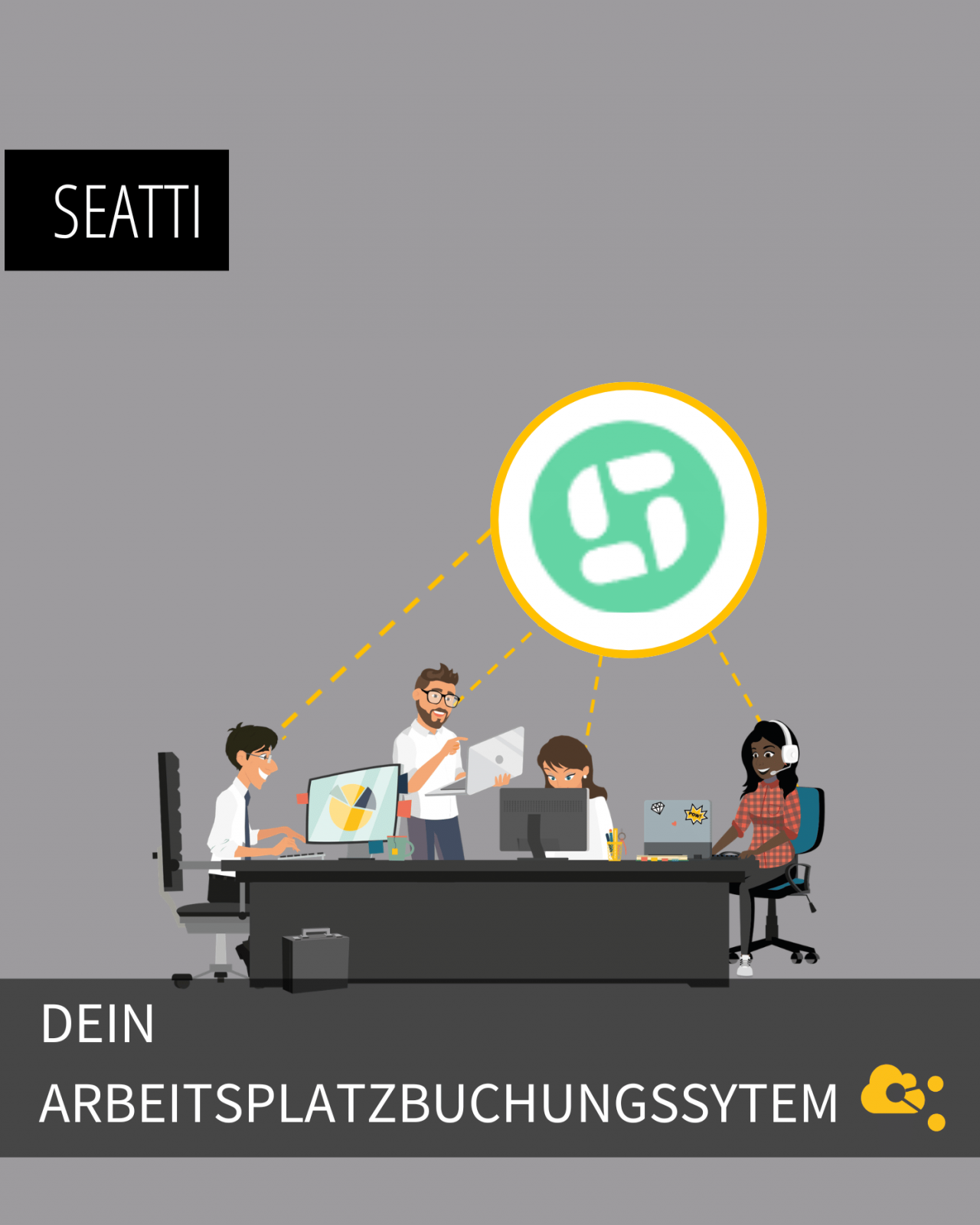 Seatti Arbeitsplatzbuchungssystem