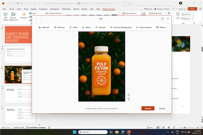 PowerPoint - Bilder mit KI bearbeiten Teil 2