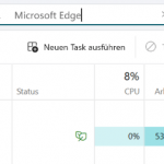 Screenshot Task-Manager mit Suchleiste Windows 11