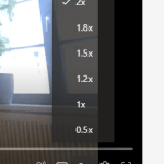 Screenshot Stream Anzeigegeschwindigkeit