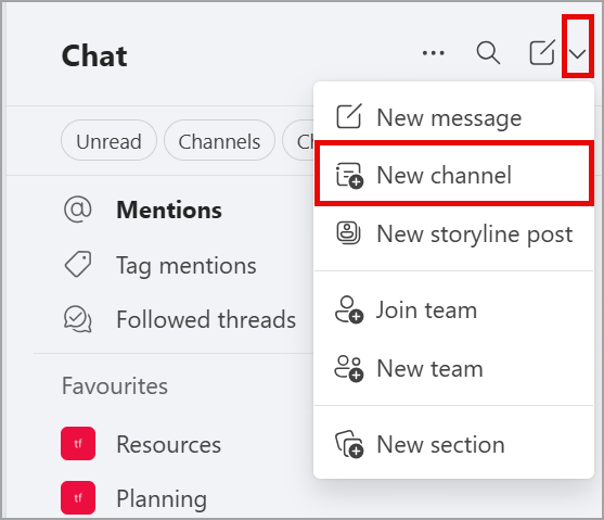 Screenshot neuer Kanal erstellen Part 1