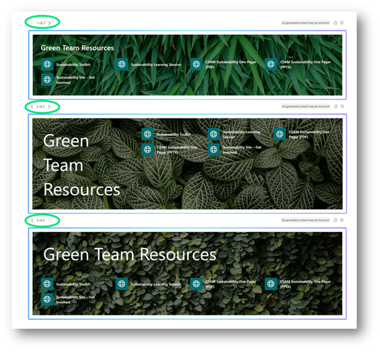 Seitenabschnitte mit Copilot in SharePoint Teil 3