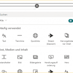 Screenshot Stream Webpart in SharePoint einfügen