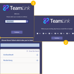 Screenshots TeamLink 1. Einrichten