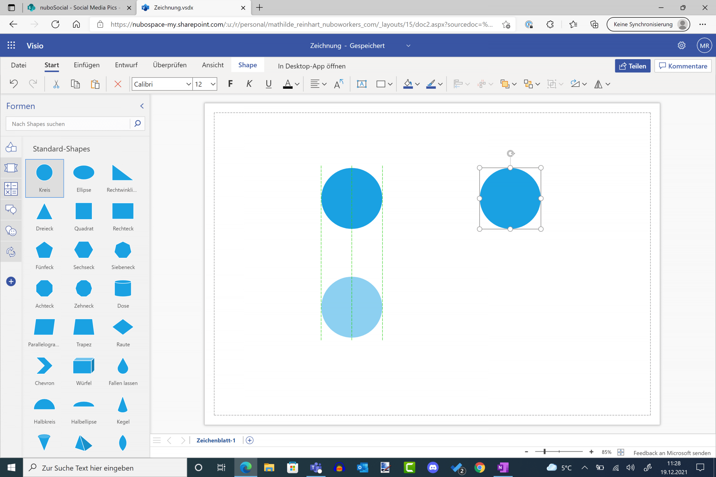 Microsoft Visio Shapes Beispiel