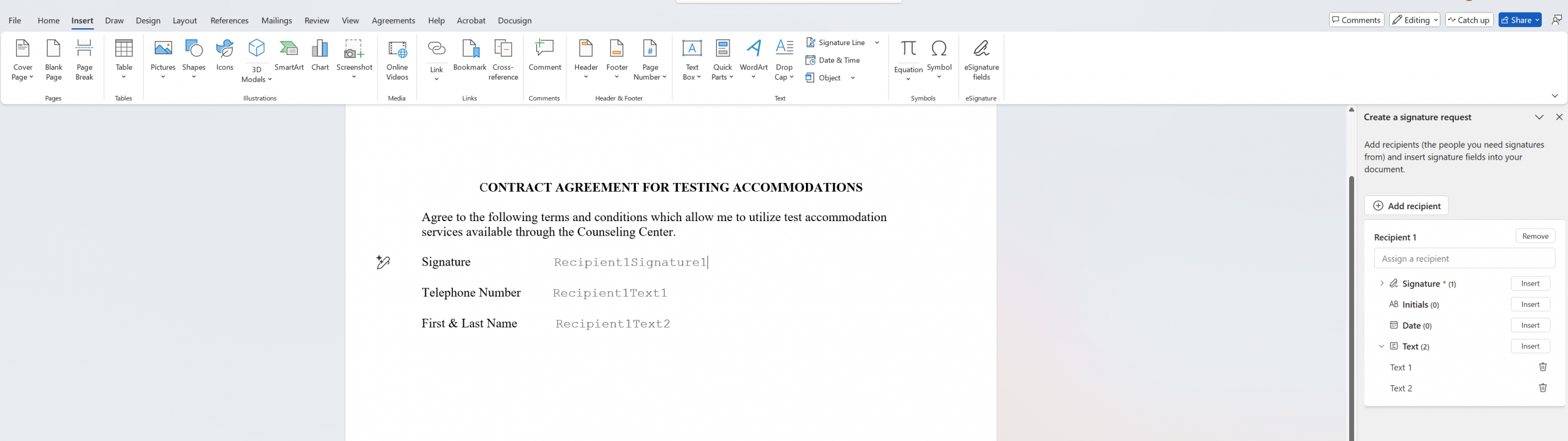 eSignature in Word - neue Feature Teil 2